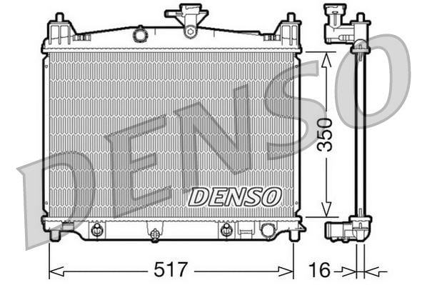 Mazda 2 Motor Su Radyatörü DENSO