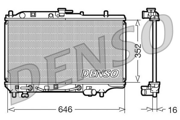 Mazda 323 C IV Motor Su Radyatörü DENSO