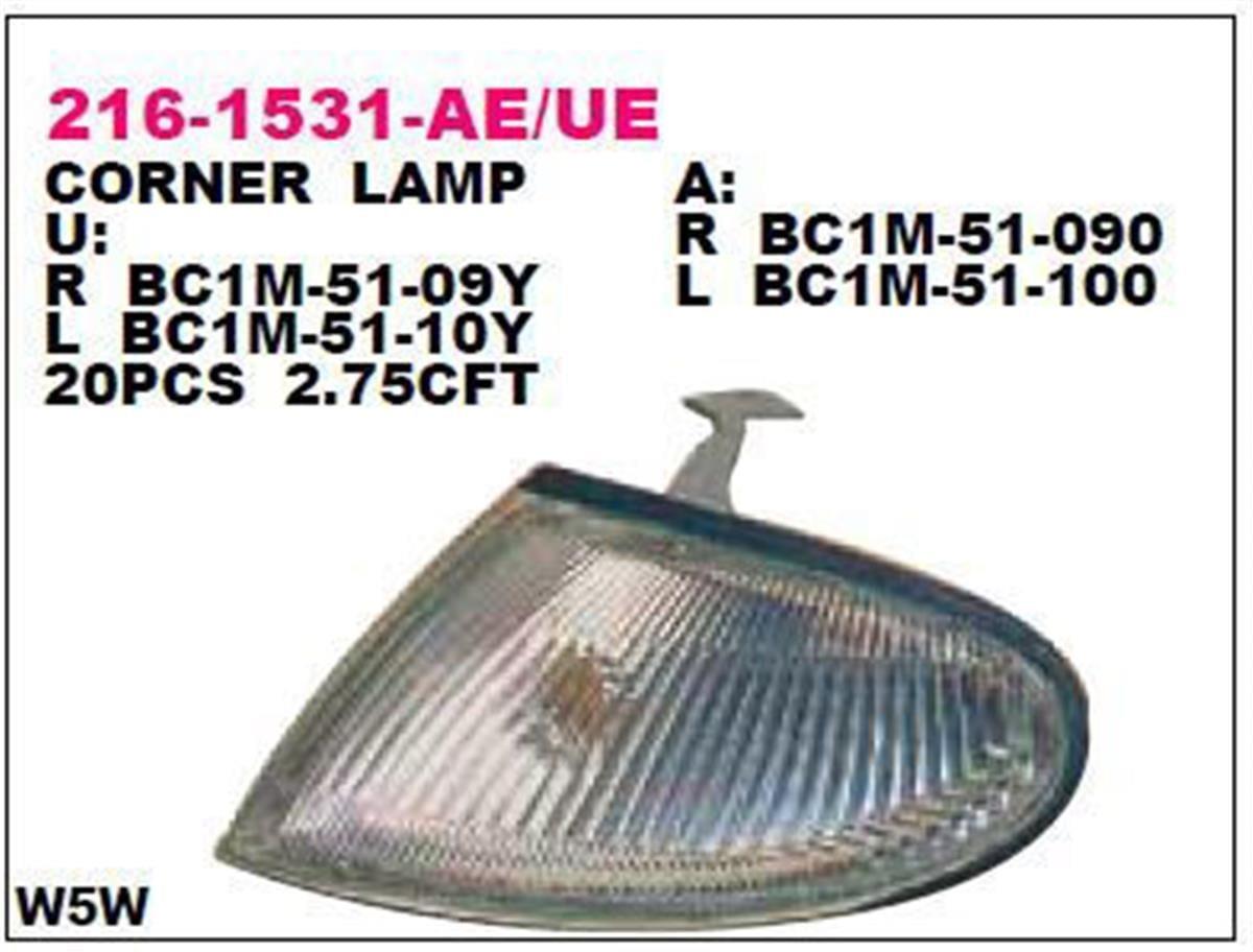 Depo Mazda 323 (Ba) Sol Sinyal Lambası (95-96 Benzinli) Bc1m