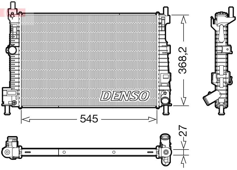 Mazda 3 Motor Su Radyatörü DENSO