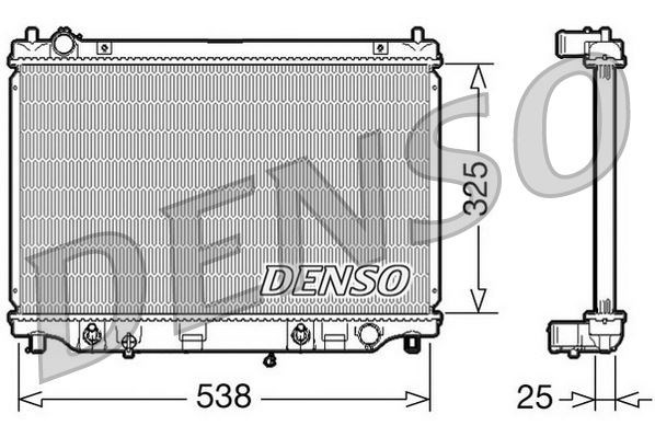 Mazda MPV II Motor Su Radyatörü DENSO