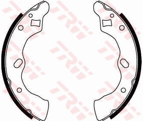 Mazda 121 121 323 Arka Aks Pabuçlu Balata Kiti TRW