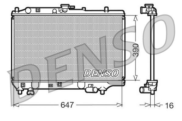 Mazda 323 C IV Motor Su Radyatörü DENSO