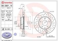 Mazda 3 Ön Fren Diski Hava Kanallı Delikli BREMBO