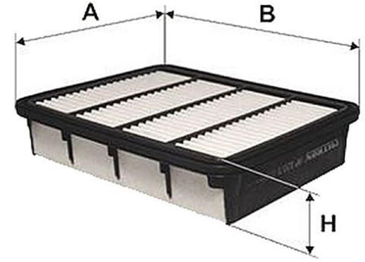 Ford Ranger 2.5Td Mazda Pick-Up B2500 Hava Filtresi Grat 2006 Ve Sonrası