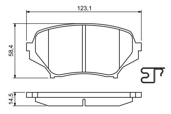 Mazda MX5 Ön Balata VALEO