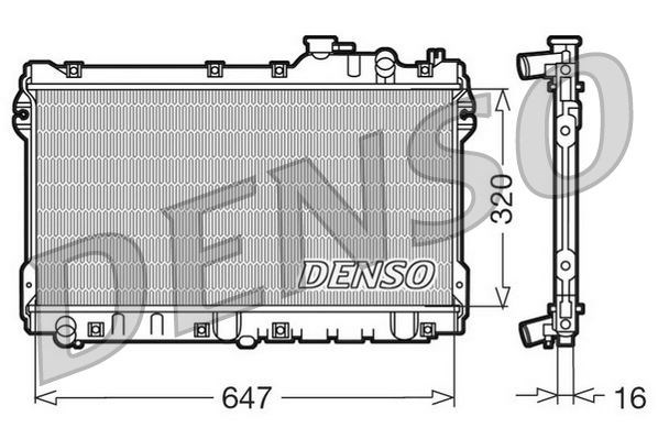 Mazda MX-5 I NA Motor Su Radyatörü DENSO