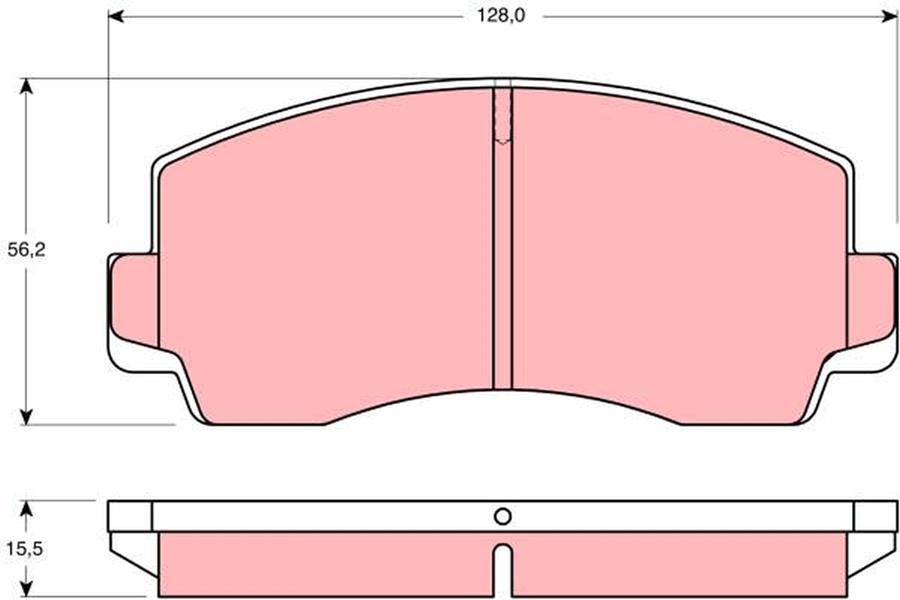 Ford Econovan Ön Aks Disk Balatası TRW