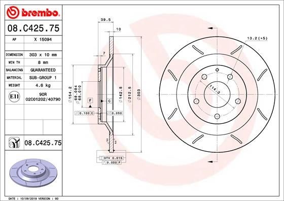 Mazda Ön Arka Fren Diski Max BREMBO