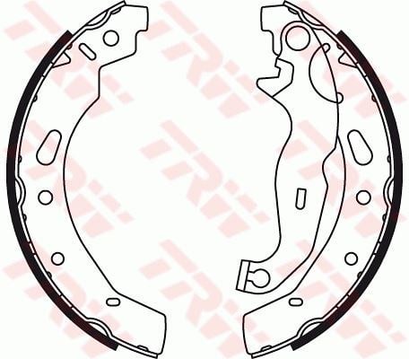 Mazda 2 Arka Pabuçlu Fren Balatası TRW