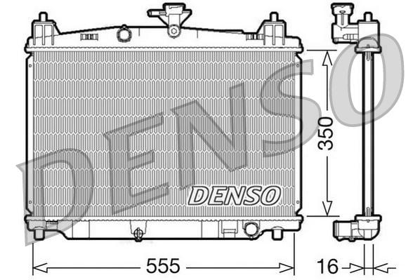 Mazda 2 Motor Su Radyatörü DENSO