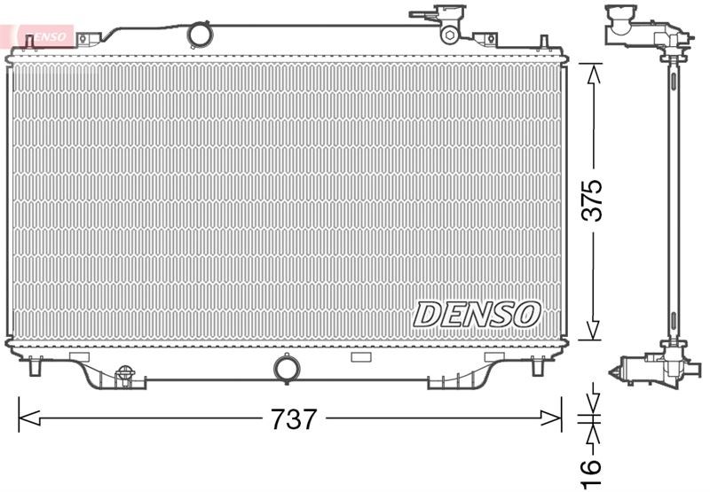 Mazda 3 Motor Su Radyatörü DENSO