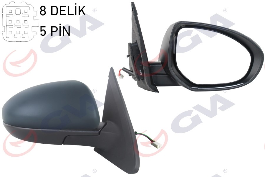 Mazda 3 Dış Dikiz Aynası Sağ Katlanır GVA