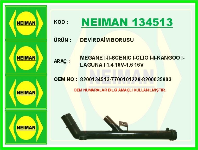 Renault Megane 1 2 Scenic 1 Clio 1 2 Kangoo 1 Laguna 1 Devirdaim Borusu 1.4... BESCHER