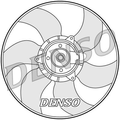 Renault Megane I Clio Symbol I Kangoo Megane II Symbol II Fan Motor Pervane... DENSO