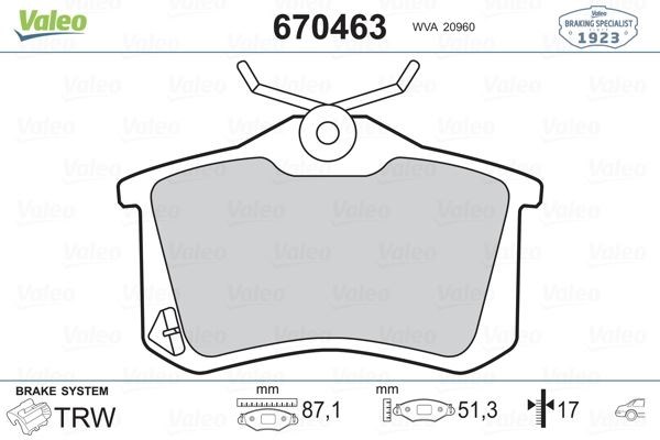 Renault Megane 2 3 4 Fluence Peugeot 207 307 308 Partner 2 Arka Disk Fren... VALEO