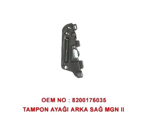 Renault Megane II Arka Tampon Tutturucu Sağ BARAN