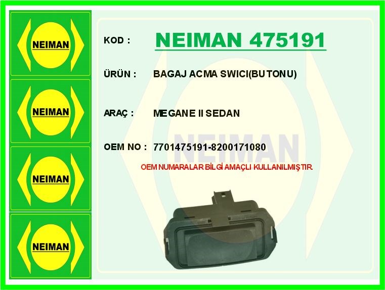 Renault Megane 2 Clio 4 Laguna 3 Fluence Captur 1 Clio 3 Megane 3 Bagaj Açma... BESCHER