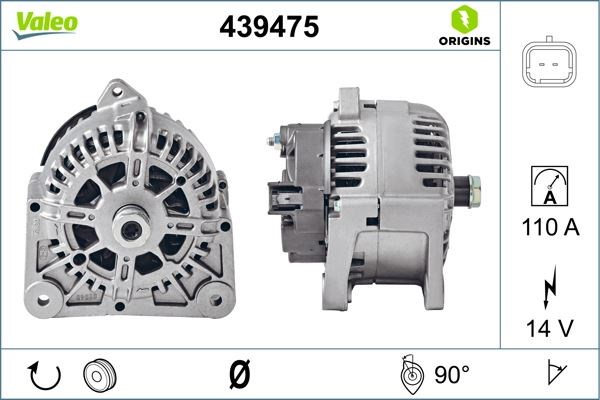 Renault Megane II Clio II Scenic II Nissan Micra III K12 Alternatör 14V 110A VALEO