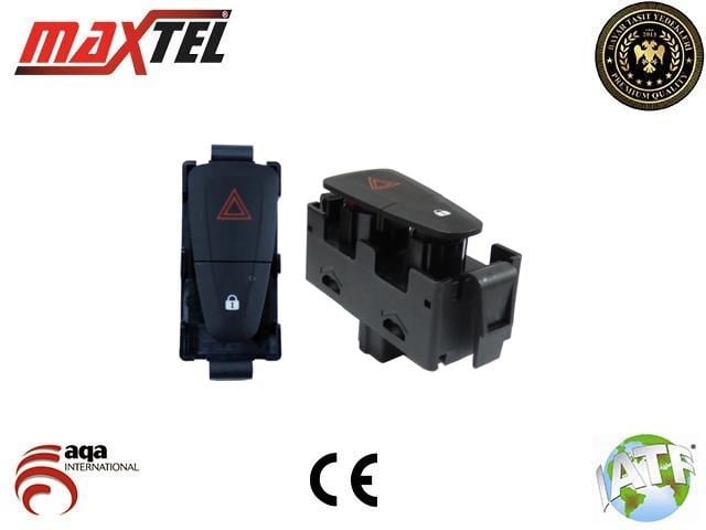 Renault Megane III Dörtlü Flaşer Anahtarı 6 Pin MAXTEL