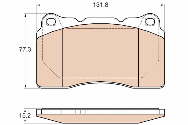 Megane III Volvo S60 Ön Fren Balatası TRW