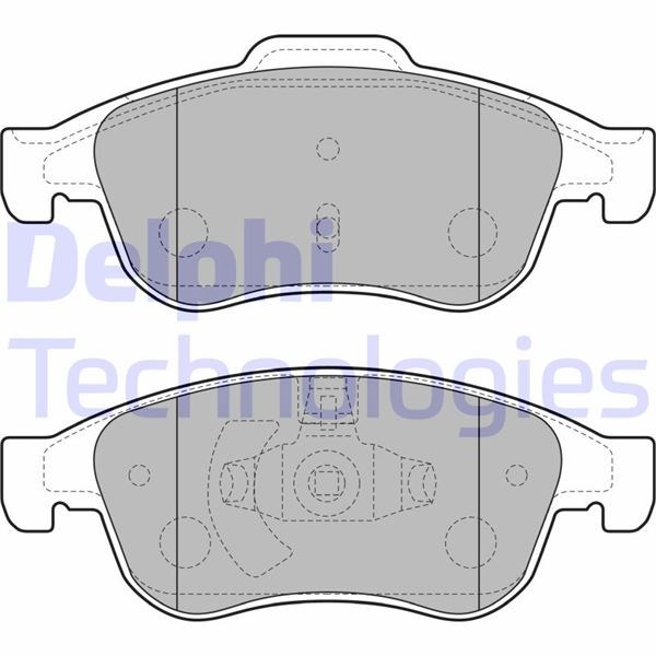 Renault Megane 3 Scenic 3 Fluence Duster Lodgy Captur 1 Ön Fren Balatası DELPHI
