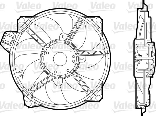 Renault Megane III Fan Motoru VALEO