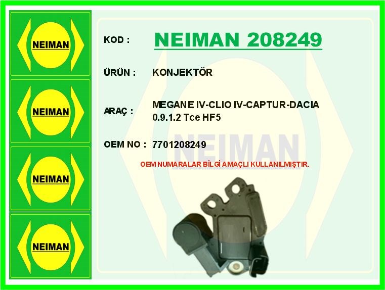 Renault Megane 4 Clio 4 Captur Dacia Konjektör 0.9.1.2 Tce HF5 BESCHER