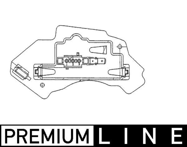 Mercedes E-Serisi W210 S210 Klima Fan Regülatörü MAHLE