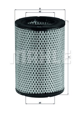 Mercedes W111 W114 W115 W116 Hava Filtresi MAHLE