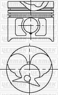Mercedes 190D 2.5 Piston Segman STD YENMAK