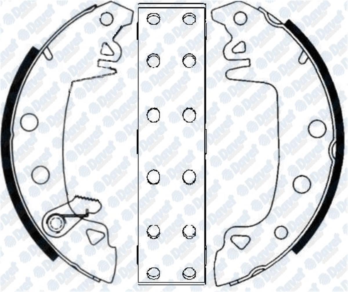 Renault R12 M131 C15 Fren Balatası Arka Pabuçlu Swapp