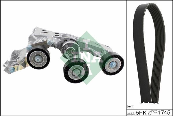 Mercedes W169 W245 Kanallı Kayış Seti INA