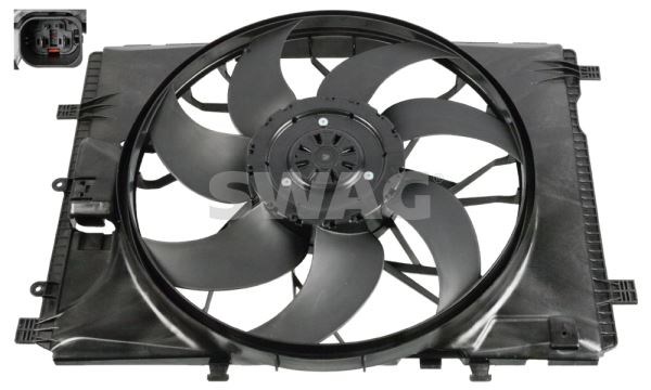 Mercedes W176 Radyatör Fanı Komple SWAG