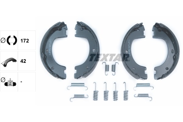 Mercedes Sprinter B906 VW Crafter 30-35-50 Çift Teker Yaylı Arka Park Fren... TEXTAR