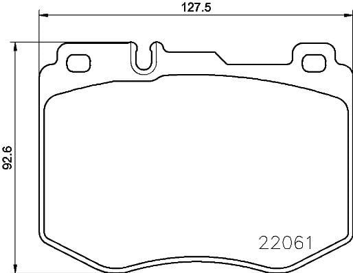 Mercedes W205 W213 C238 A238 Ön Fren Balatası BREMBO