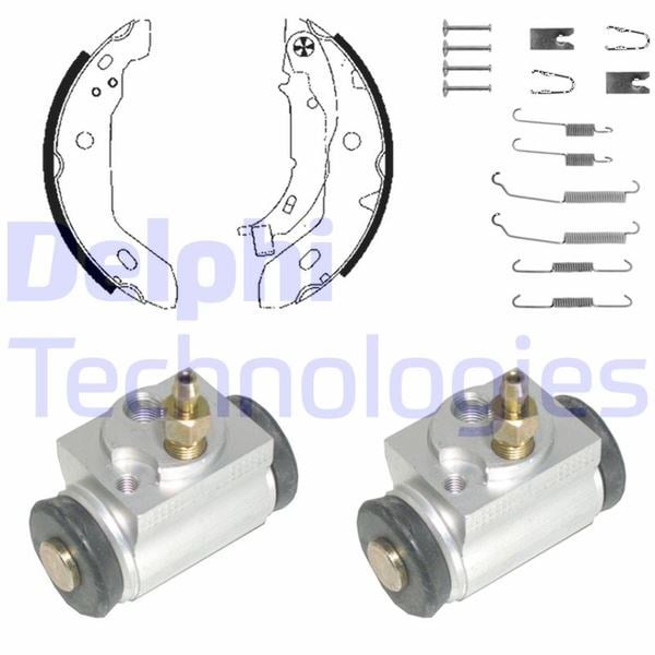 Mercedes A140 A160 A170 Arka Fren Pabuç Kiti DELPHI
