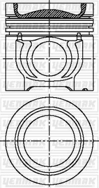 Mercedes OM 904 Piston Segman Q102.0MM STD YENMAK