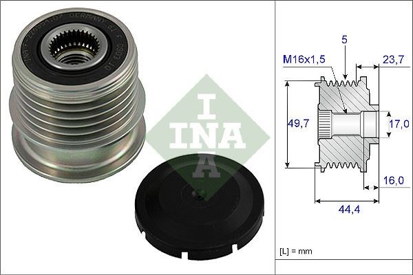 Mercedes A-Class W168 Alternatör Kasnağı INA