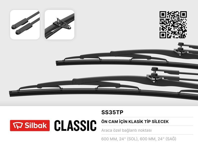 Ikarus Otobüs Silecek Süpürgesi 600mm SILBAK