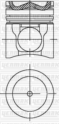 Mercedes Axor 1836LS 1840LS 2640CL 3240C Piston Segman Q128.0MM STD YENMAK