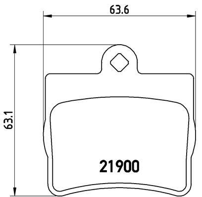 Mercedes C-Class W202 Arka Fren Balatası BREMBO