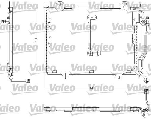 Mercedes W202 S202 C208 A208 Klima Radyatörü VALEO