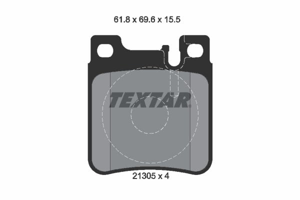 Mercedes W203 C208 W124 W210 W140 Arka Fren Balatası TEXTAR