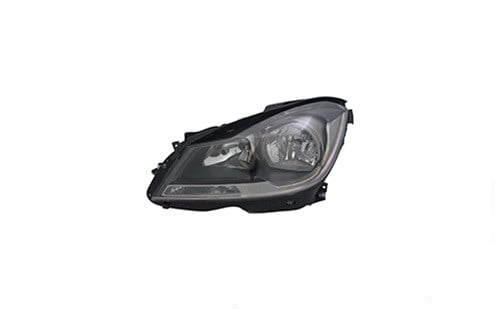 Mercedes W204 Ön Far Elektrik Motorlu Koyu Gri Sol TYC