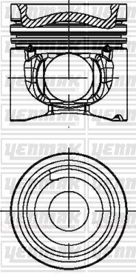 Mercedes OM 906 LA Euro 5 Piston Segman Q102.0MM STD YENMAK
