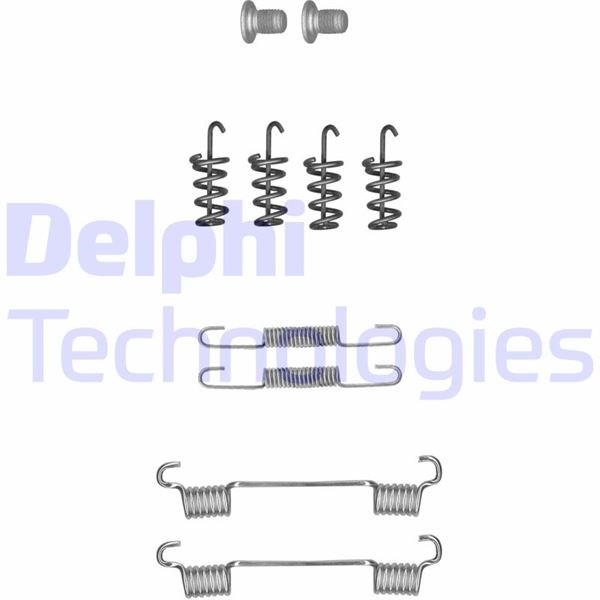 Mercedes S Serisi S320 S350 S420 S450 Arka Fren Pabuç Montaj Takımı DELPHI