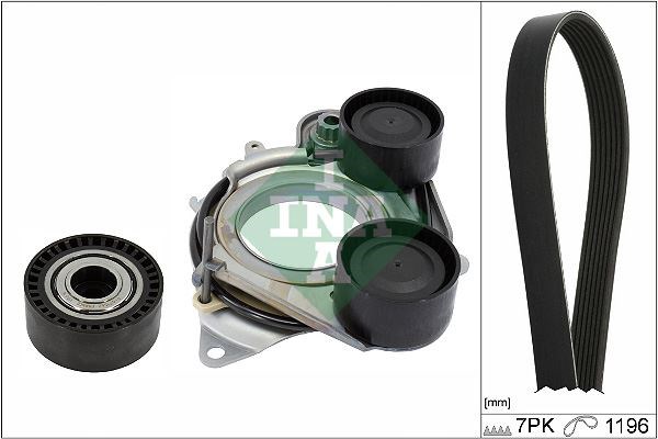 Mercedes W205 W213 W222 C238 C253 C257 Kanallı Kayış Seti INA