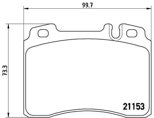 Mercedes W201 W124 W202 W210 R129 Ön Fren Balatası BREMBO