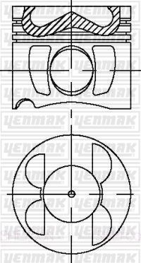 Mercedes CLS 320 CDI Piston Segman [83.51mm] YENMAK